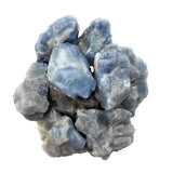 Rough Bulk Premium Blue Calcite Stones from Mexico - Large