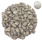 Pyrite Fools Gold XXS Stones from Peru - 1/4" to 1/2"  Avg.
