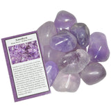 Hypnotic Gems: Tumbled Amethyst- Grade 1 - Large - 1.5" to 1.75"  Avg. - from Brazil