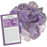 Hypnotic Gems: Tumbled Amethyst- Grade 1 - Small - 0.75" -1" Avg. - from Brazil