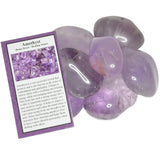 Hypnotic Gems: Tumbled Amethyst- Grade 1 -  Extra Large - 1.75" to 2" Avg. - from Brazil