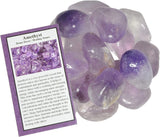 Hypnotic Gems: Tumbled Amethyst - Grade 2 - Large- 1.5" to 1.75" Avg. from Brazil