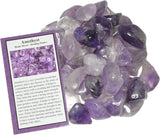 Hypnotic Gems: Tumbled Amethyst - Grade 2 - Small - 0.75" - 1" Avg. - from Brazil
