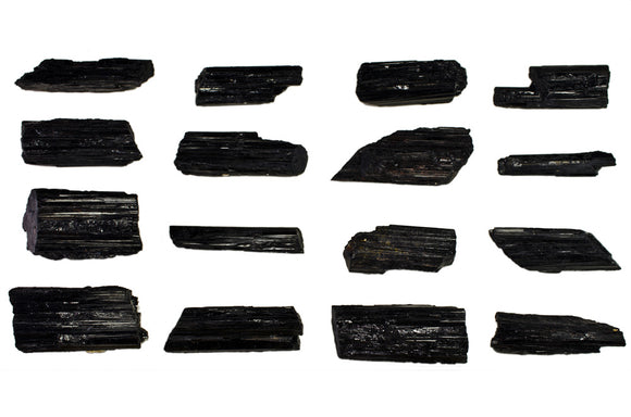 10 pcs Black Tourmaline Rods - 1.50 inch length