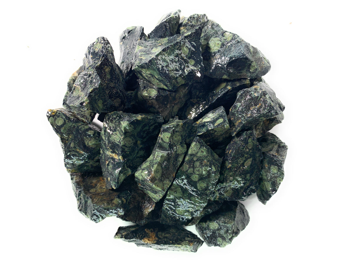 Crocodile Jasper (Kambaba Jasper) Stones from Madagascar Hypnotic Gems