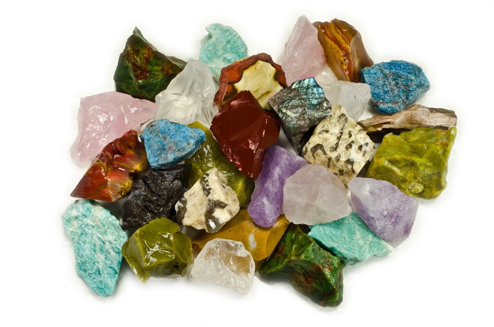 Hand Bagged Rough Stones Mix from Mexico - Natural Stones & Fountain R –  Hypnotic Gems
