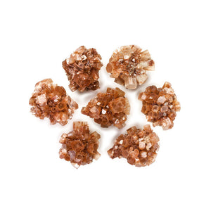 1 pc Beautiful Aragonite Crystal Specimens - Avg 1.75" to 2" - Raw Natural Aragonite Stone Specimens for  Collecting, Wire Wrapping, Wicca and Reiki Crystal Healing