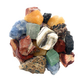Hand Bagged Rough Stones Mix from Mexico - Natural Stones & Fountain Rocks for Tumbling, Cabbing, Wire Wrapping