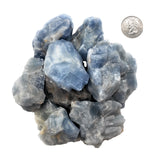 Rough Bulk Premium Blue Calcite Stones from Mexico - Large