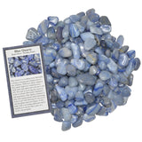 Hypnotic Gems: Tumbled Blue Quartz- Grade 2  - XX Small - 0.25" to 0.5" Avg. - from Brazil