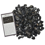 Hypnotic Gems: Black Onyx Tumbled Stones - Grade 1 - XXSmall - 0.25" to 0.5" Avg.