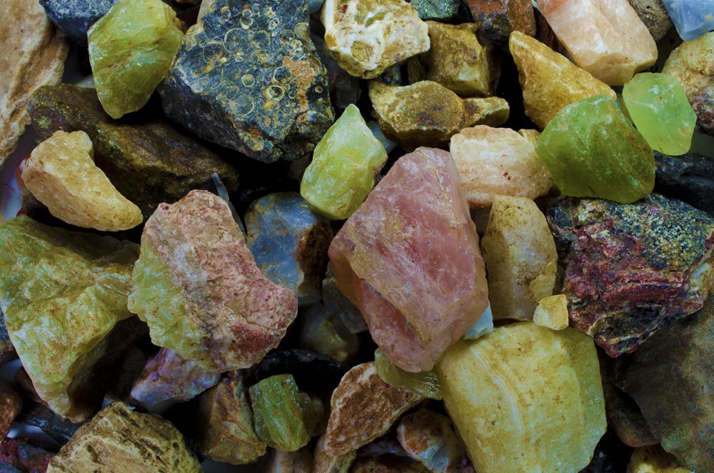 Rough Asia Stone Mix - Natural Raw Stones & Fountain Rocks for Tumblin –  Hypnotic Gems