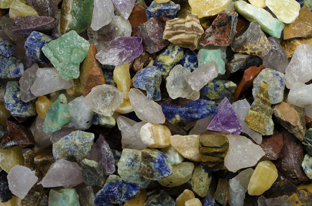 Rough Asia Stone Mix - Natural Raw Stones & Fountain Rocks for Tumblin –  Hypnotic Gems