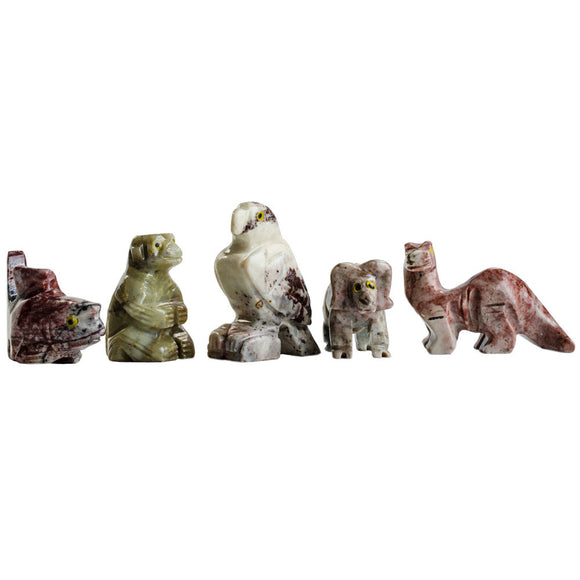 30 pcs Hand Carved Assorted Collectable Figurines