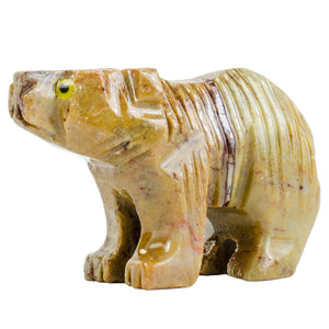 1 pc Hand Carved Bear Collectable Figurine