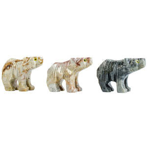 30 pcs Hand Carved Bear Collectable Figurine