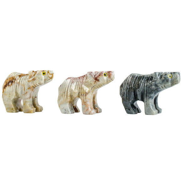 30 pcs Hand Carved Bear Collectable Figurine