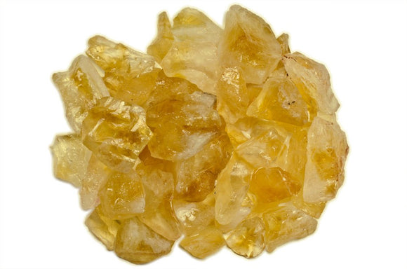 Rough Bulk Citrine Stones from Brazil - Raw Natural Crystals for Lapidary, Jewelery Making and Crafts