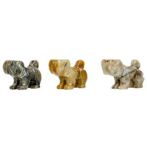 30 pcs Hand Carved Dog Collectable Figurine