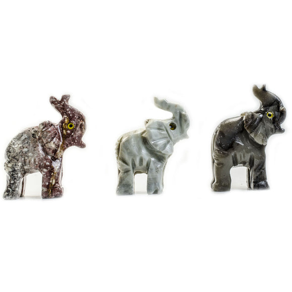 30 pcs Hand Carved Elephant Collectable Figurine