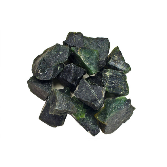 Deep Green Serpentine Stones from Asia