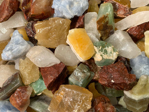 Assorted Calcite Rough Stones from Mexico