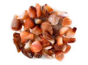 Tumbled Carnelian from Madagascar - 0.75" to 1.5" Avg.