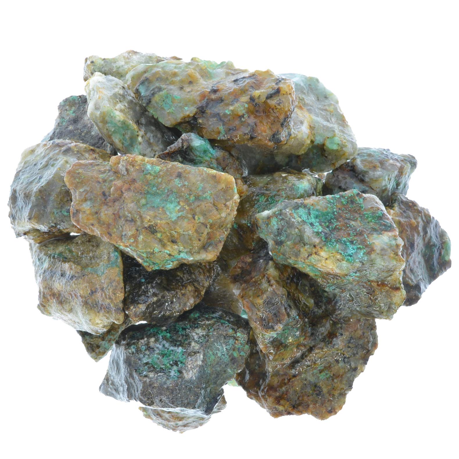 Chrysocolla Rough Stones from Madagascar – Hypnotic Gems