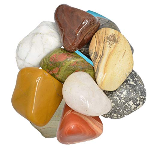 Rare Assorted Tumbled Stone Mix from Africa - X Large - 1.5