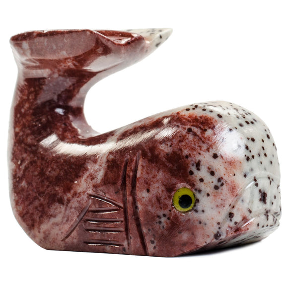 1 pc Hand Carved Whale Collectable Figurine