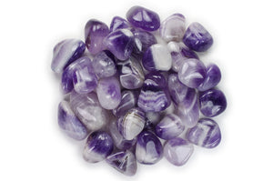 Tumbled Banded Amethyst Stones from Africa