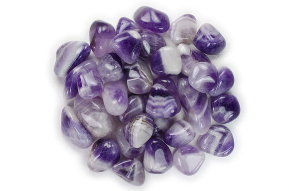 Tumbled Banded Amethyst Stones from Africa