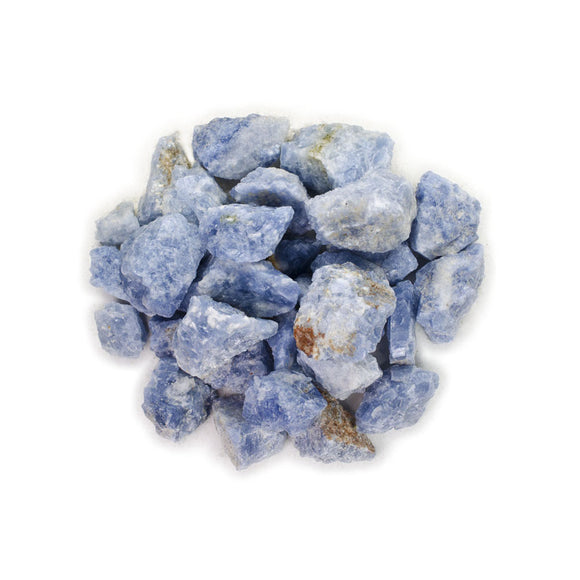 Blue Calcite Rough Stones from Madagascar
